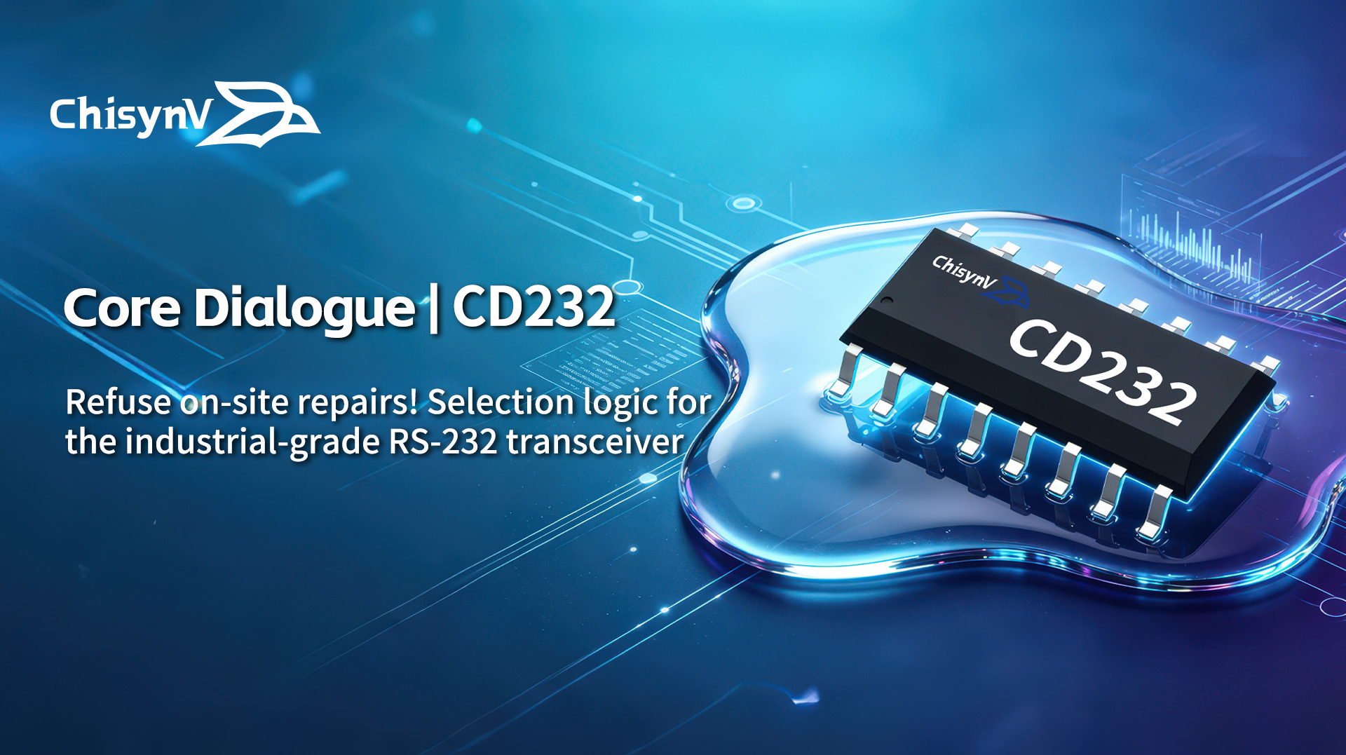 Refuse on-site repairs! Selection logic for the industrial-grade RS-232 transceiver CD232
