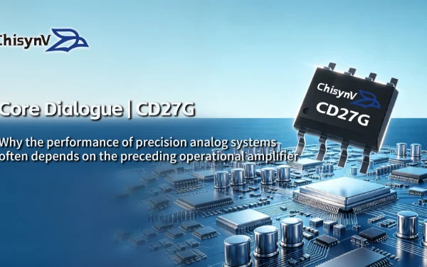 Why the performance of precision analog systems often depends on the preceding operational amplifier | Low-noise precision op-amp CD27G